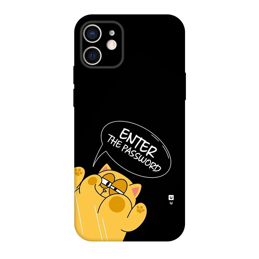 Enter The Password Back Case for iPhone 12