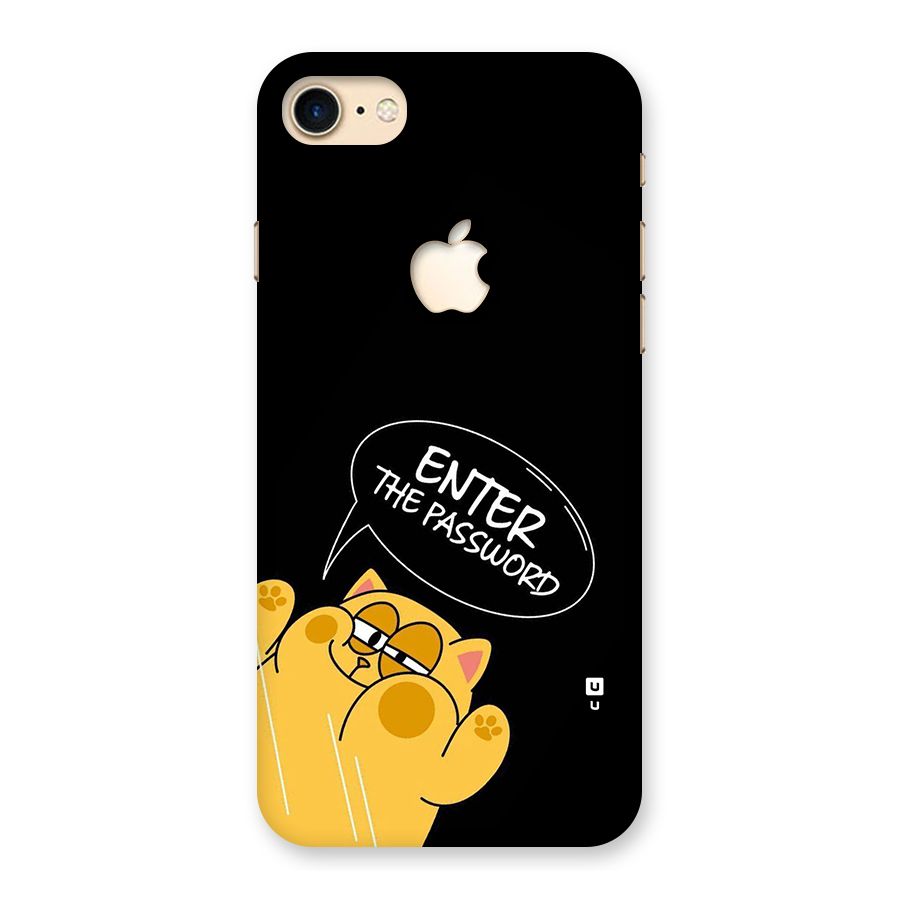 Enter The Password Back Case for iPhone 7 Apple Cut