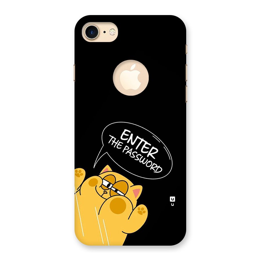 Enter The Password Back Case for iPhone 7 Logo Cut