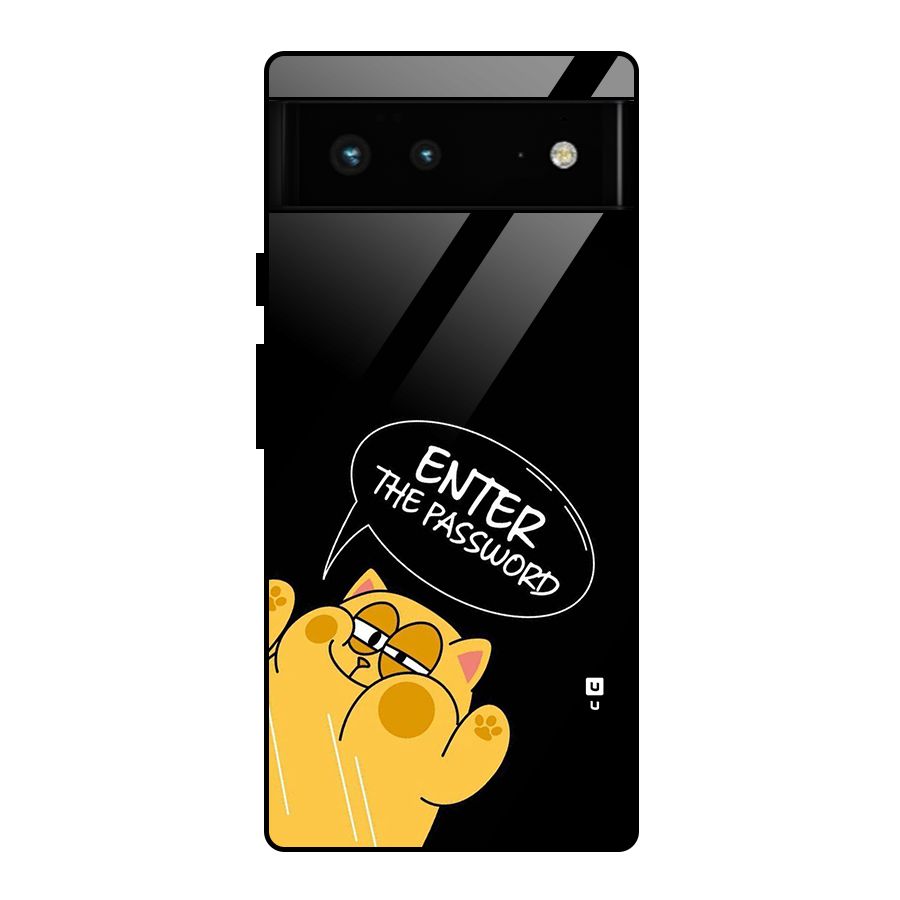 Enter The Password Glass Back Case for Google Pixel 6