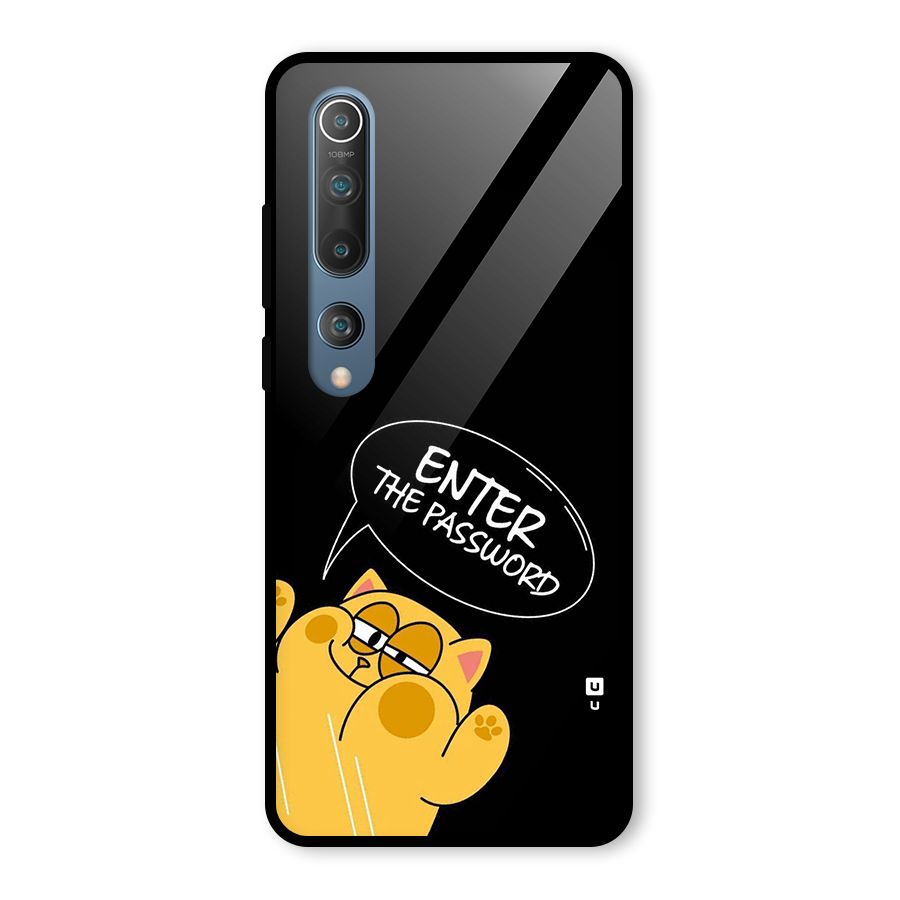 Enter The Password Glass Back Case for Mi 10