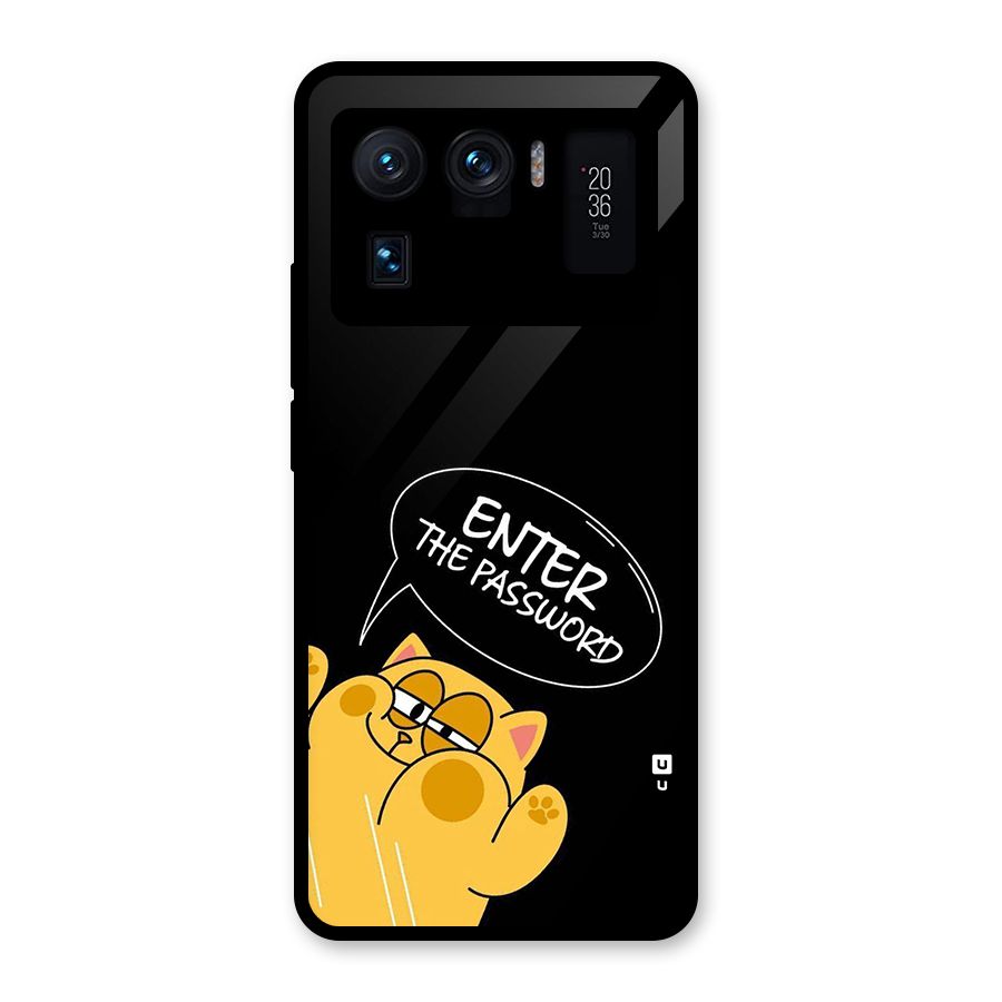 Enter The Password Glass Back Case for Mi 11 Ultra