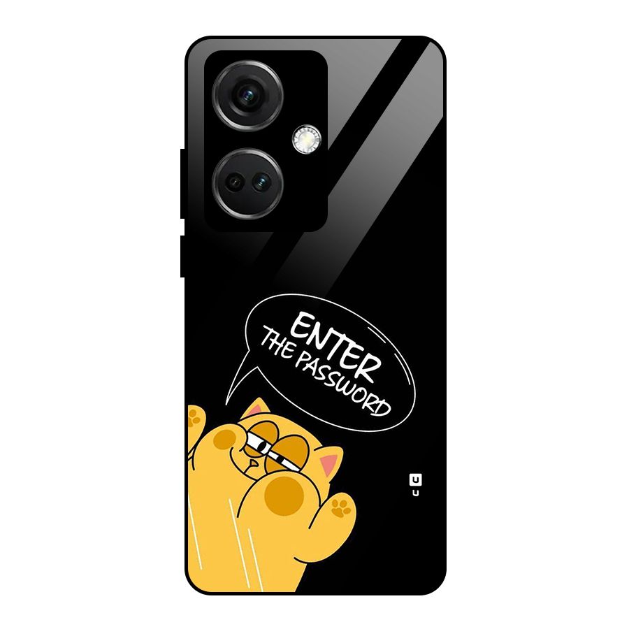 Enter The Password Glass Back Case for OnePlus Nord CE 3 5G