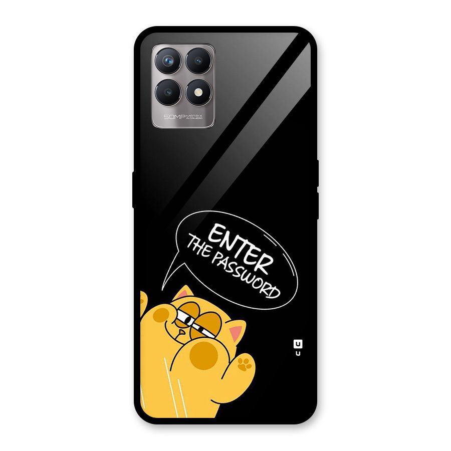 Enter The Password Glass Back Case for Realme Narzo 50