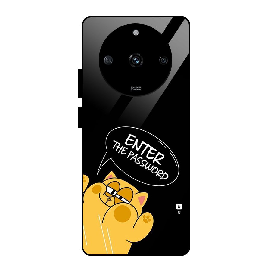 Enter The Password Glass Back Case for Realme Narzo 60 5G