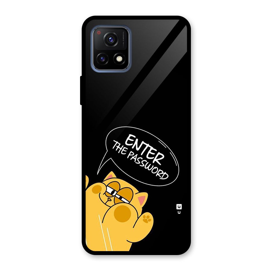 Enter The Password Glass Back Case for Vivo Y72 5G