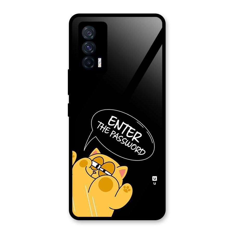 Enter The Password Glass Back Case for Vivo iQOO 7 5G