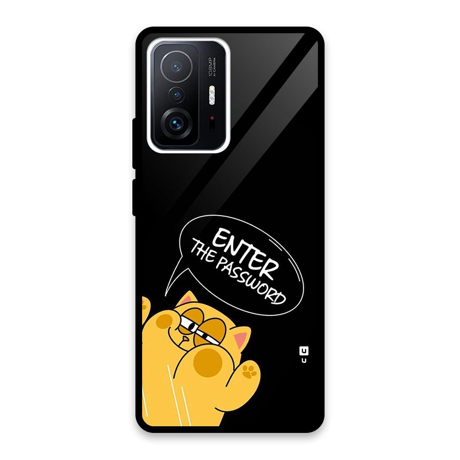 Enter The Password Glass Back Case for Xiaomi 11T Pro