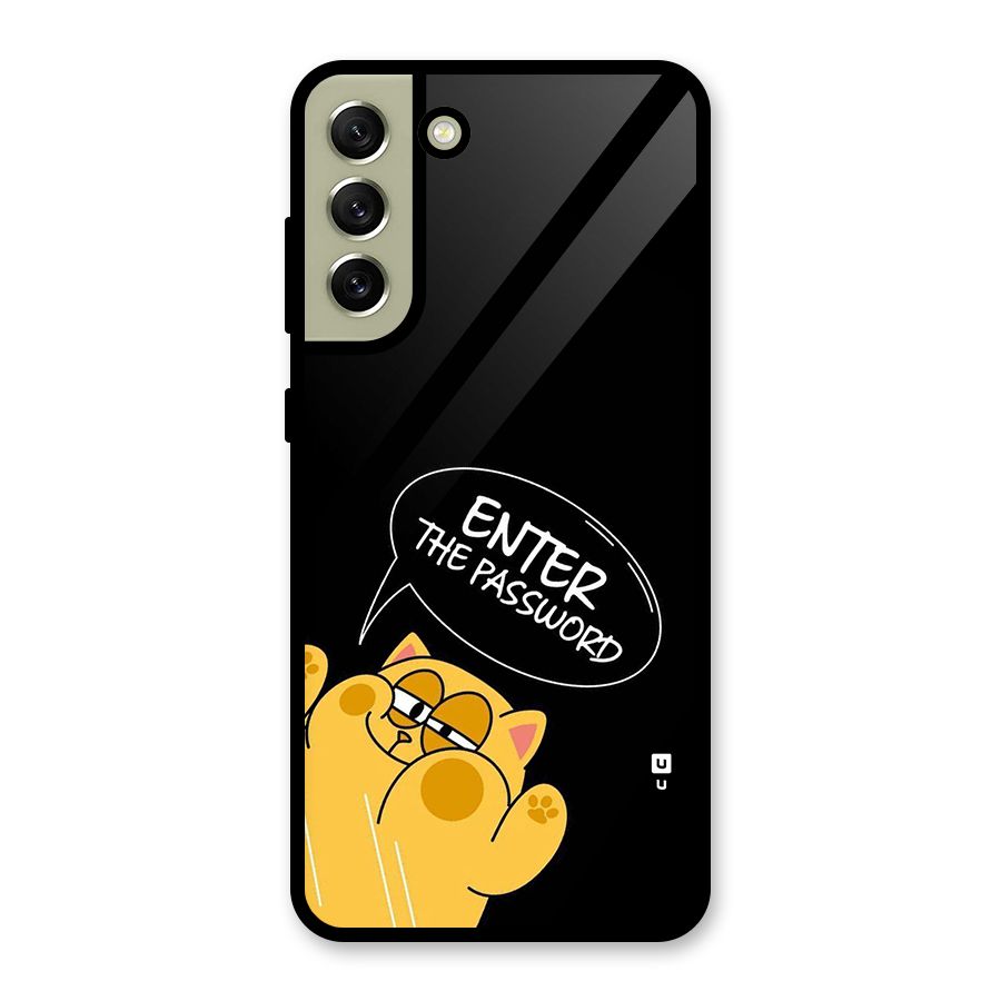 Enter The Password Metal Back Case for Galaxy S21 FE 5G (2023)