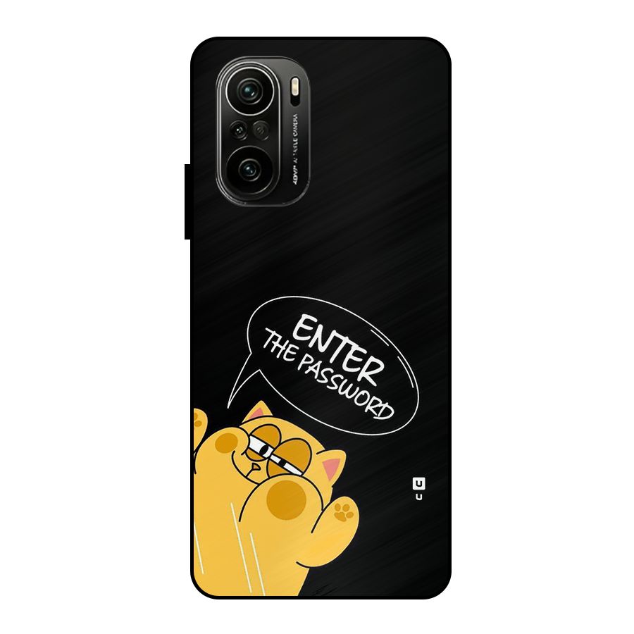 Enter The Password Metal Back Case for Mi 11X Pro