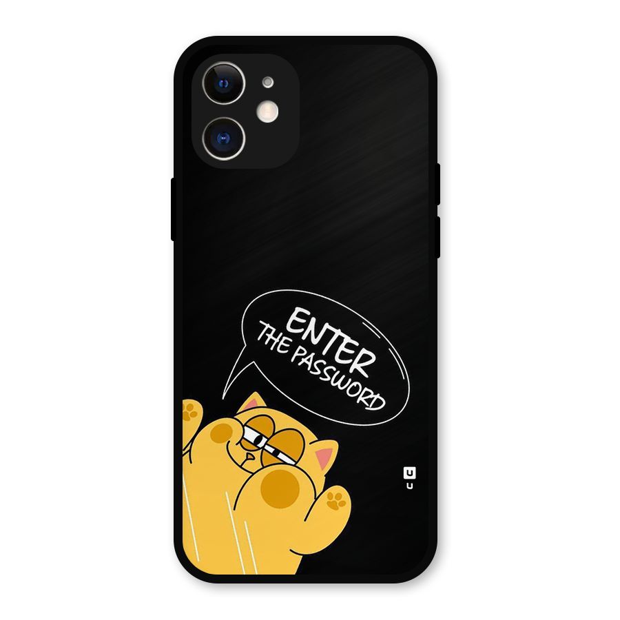 Enter The Password Metal Back Case for iPhone 12