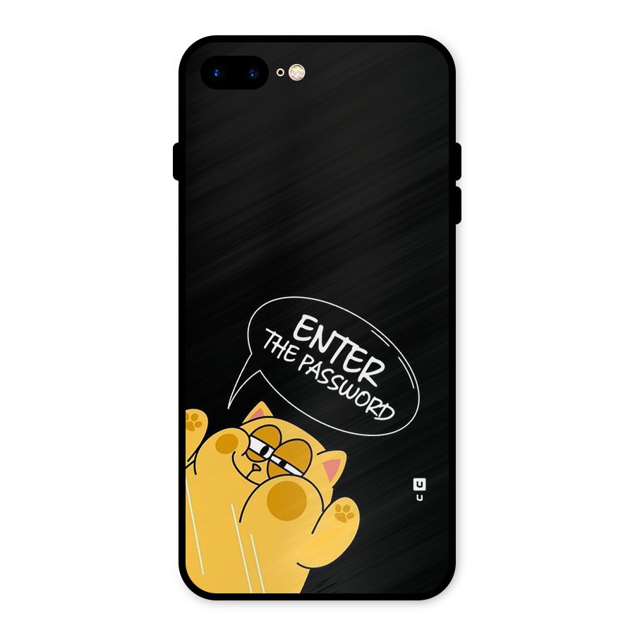 Enter The Password Metal Back Case for iPhone 7 Plus