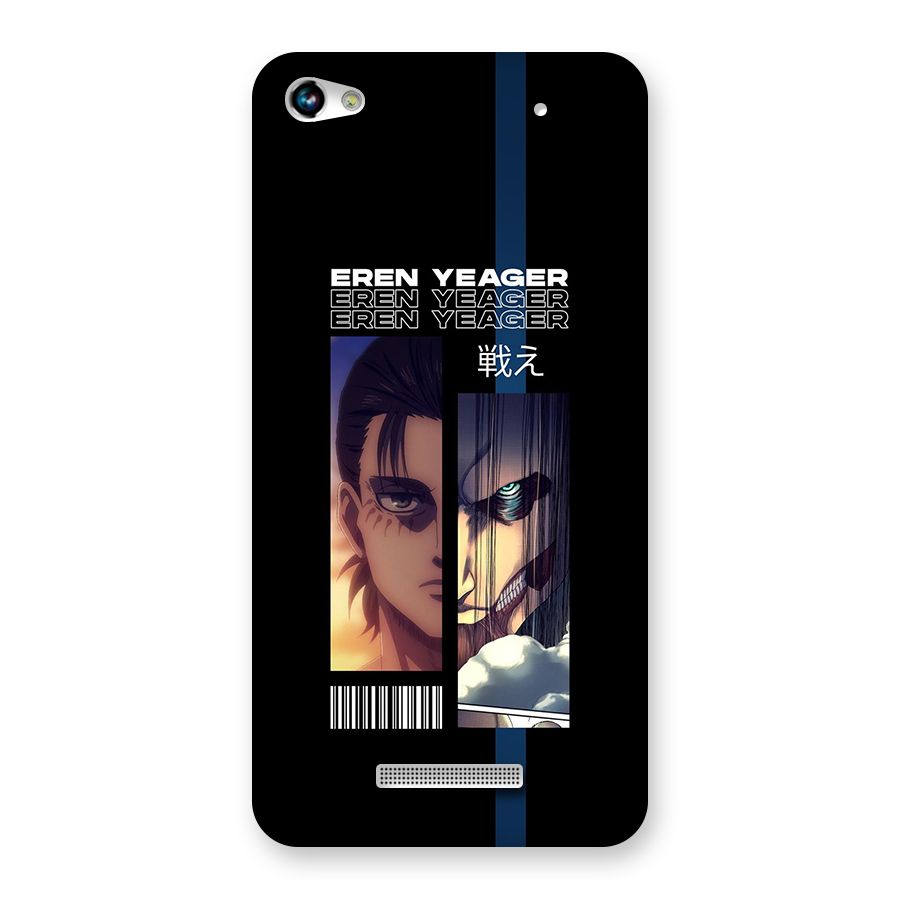 Eren Yeager Angry Back Case for Canvas Hue 2 A316