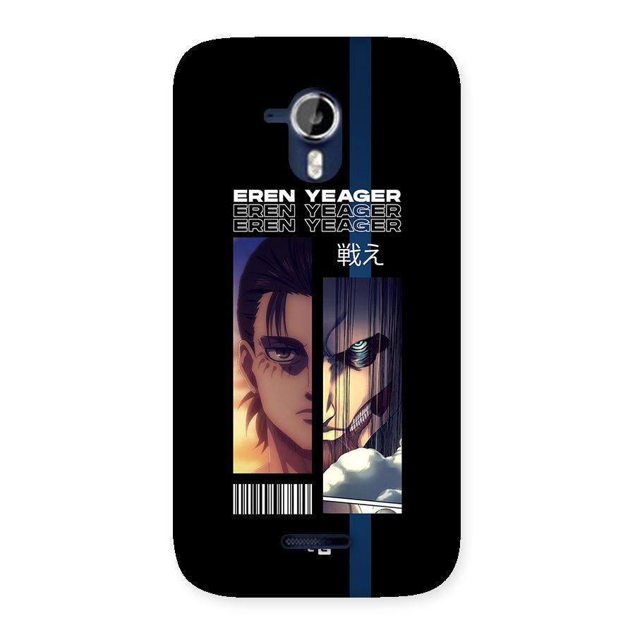 Eren Yeager Angry Back Case for Canvas Magnus A117