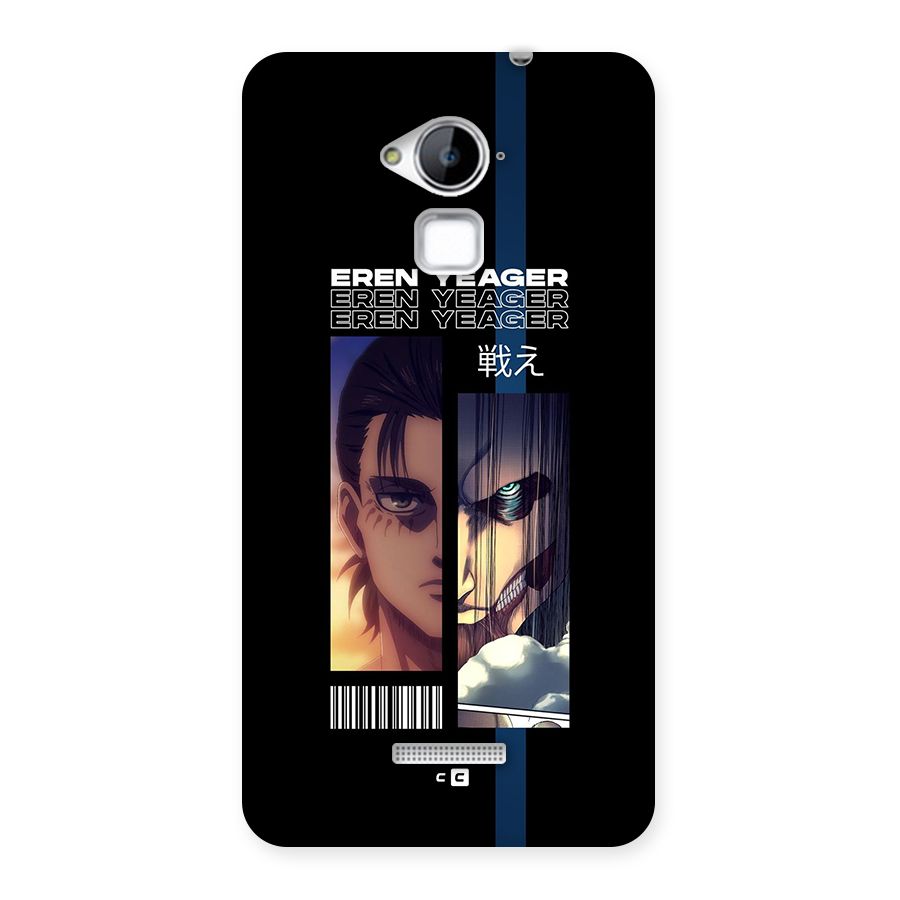 Eren Yeager Angry Back Case for Coolpad Note 3