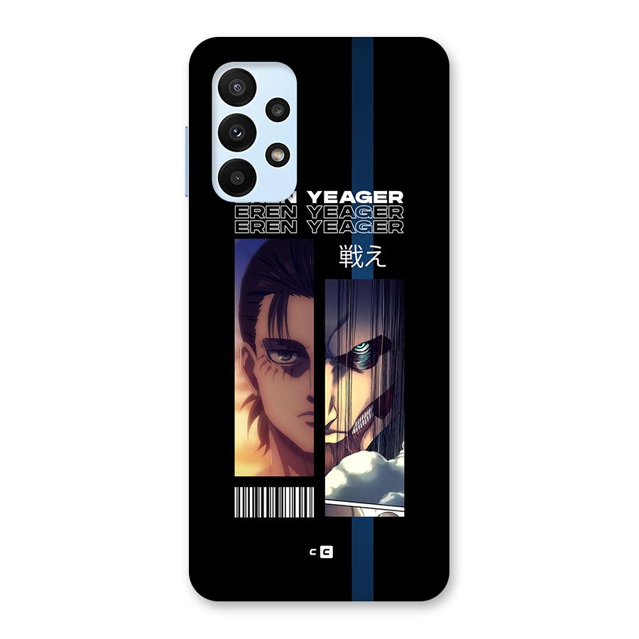 Eren Yeager Angry Back Case for Galaxy A23