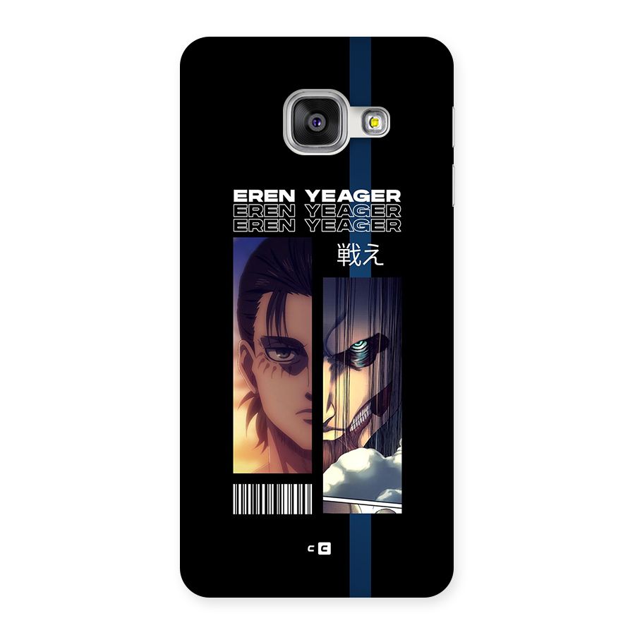 Eren Yeager Angry Back Case for Galaxy A3 (2016)