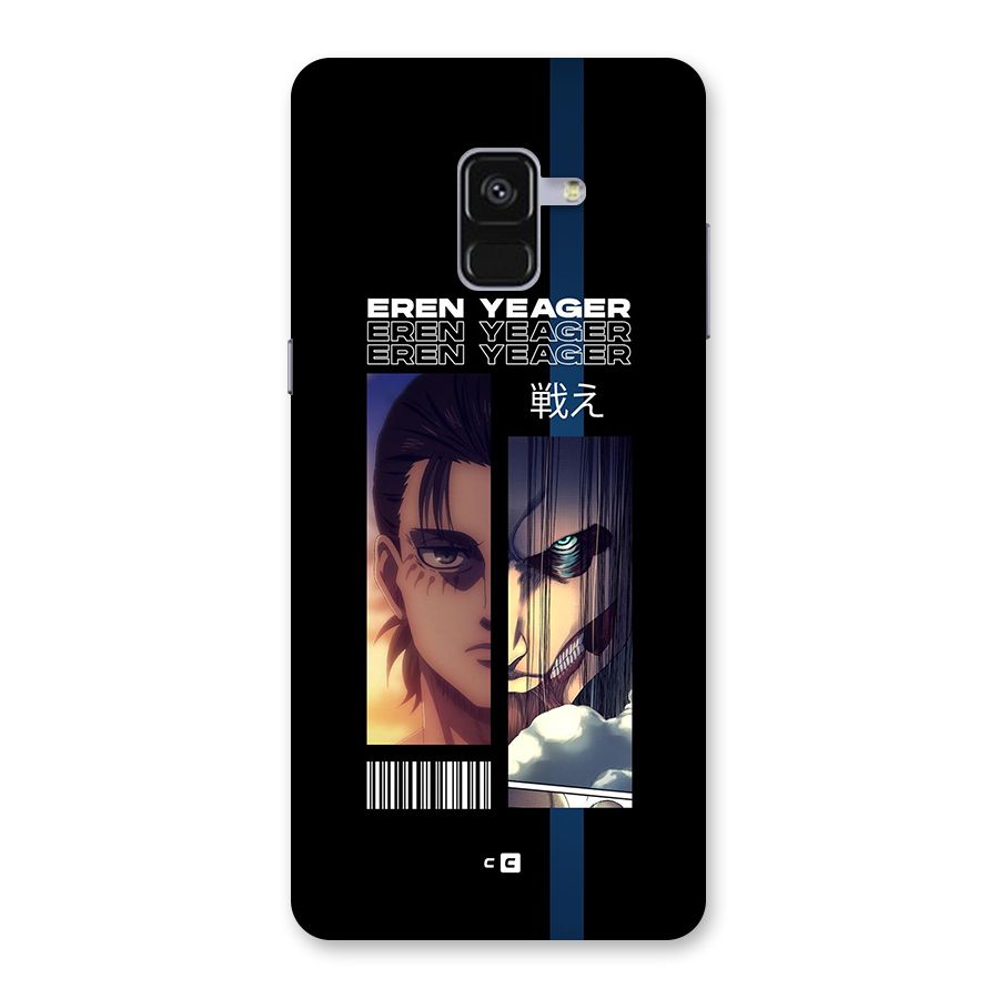 Eren Yeager Angry Back Case for Galaxy A8 Plus