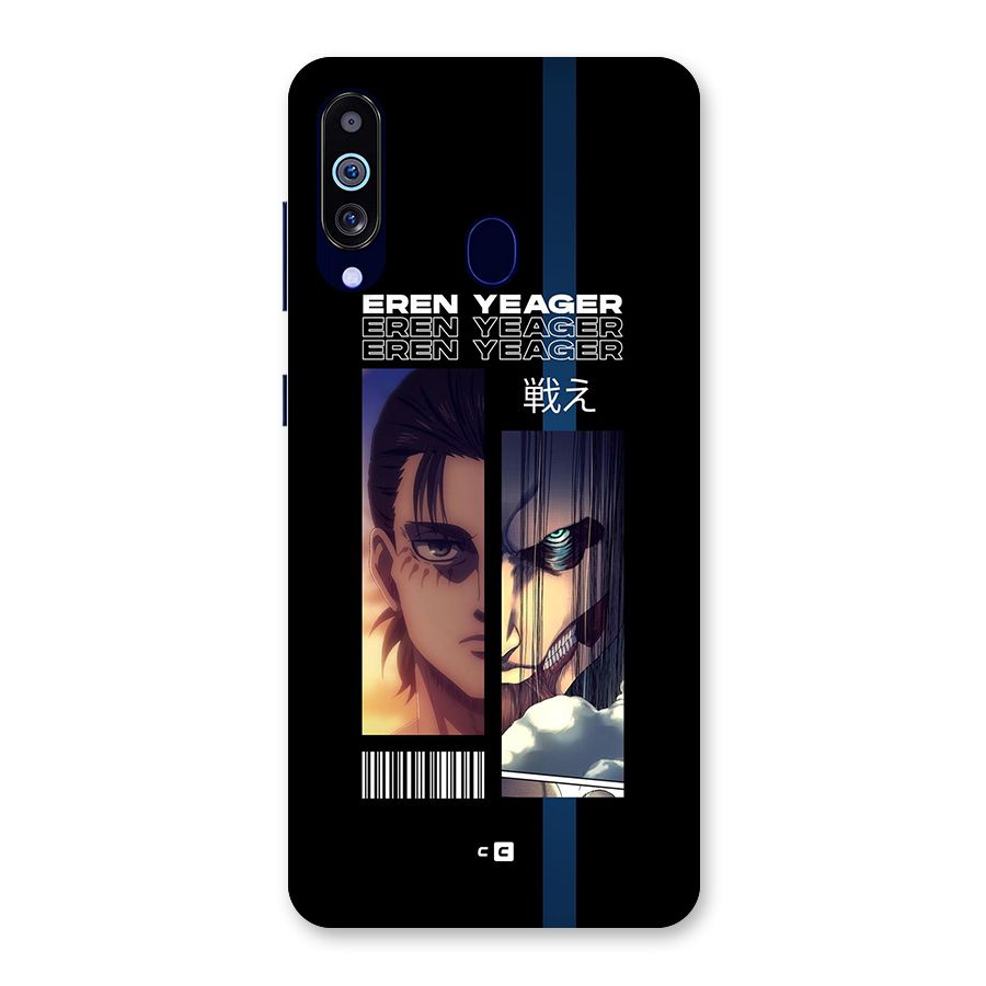 Eren Yeager Angry Back Case for Galaxy M40