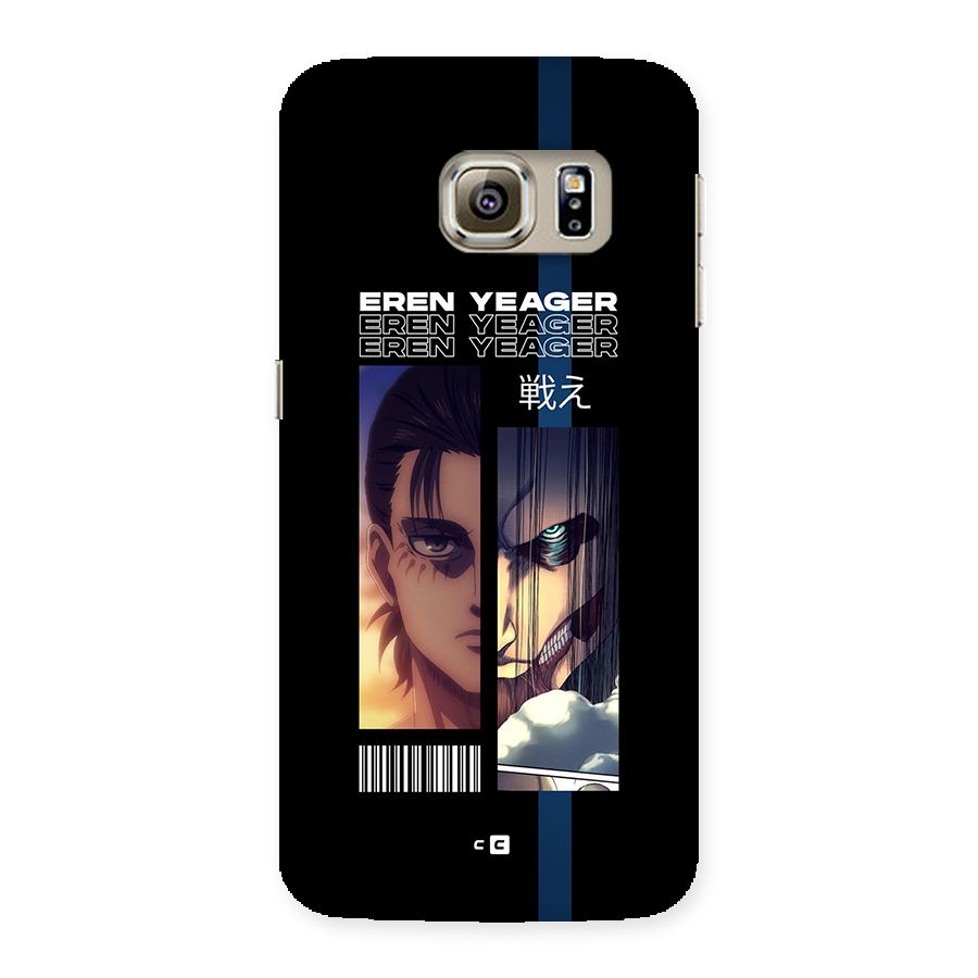 Eren Yeager Angry Back Case for Galaxy S6 edge