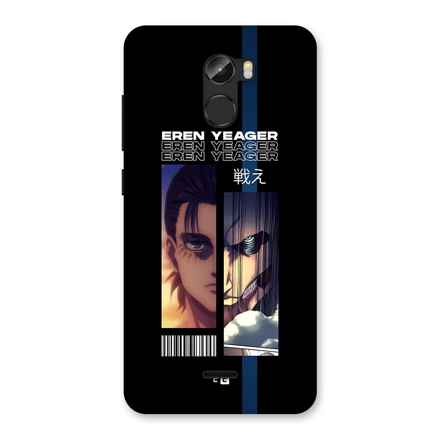 Eren Yeager Angry Back Case for Gionee X1