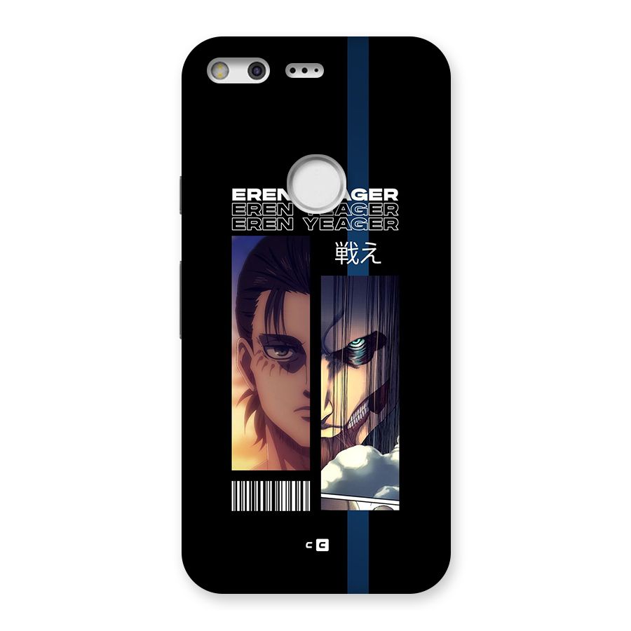 Eren Yeager Angry Back Case for Google Pixel