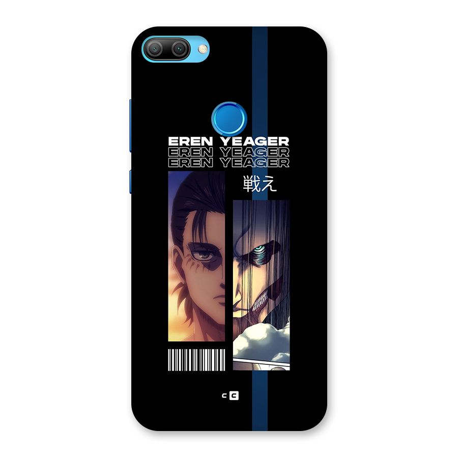 Eren Yeager Angry Back Case for Honor 9N