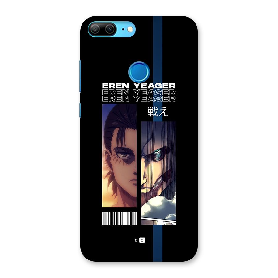 Eren Yeager Angry Back Case for Honor 9 Lite