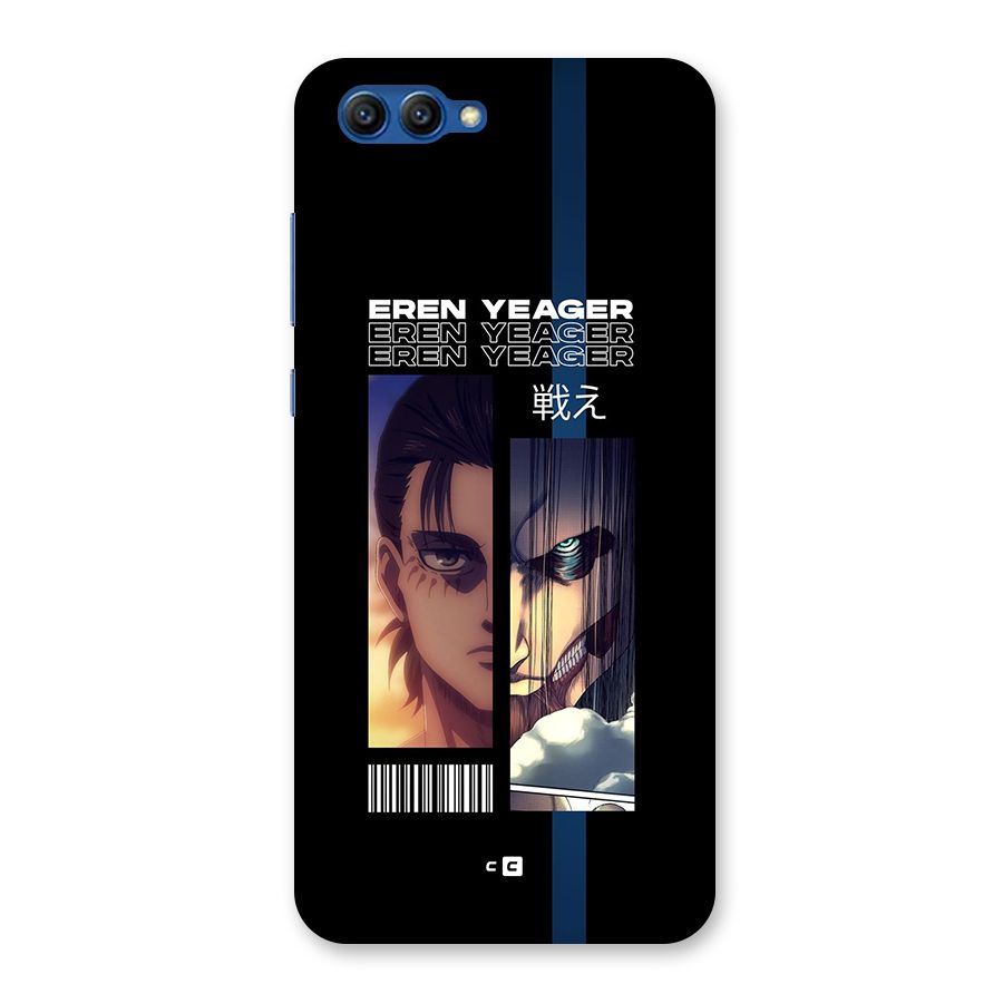 Eren Yeager Angry Back Case for Honor View 10