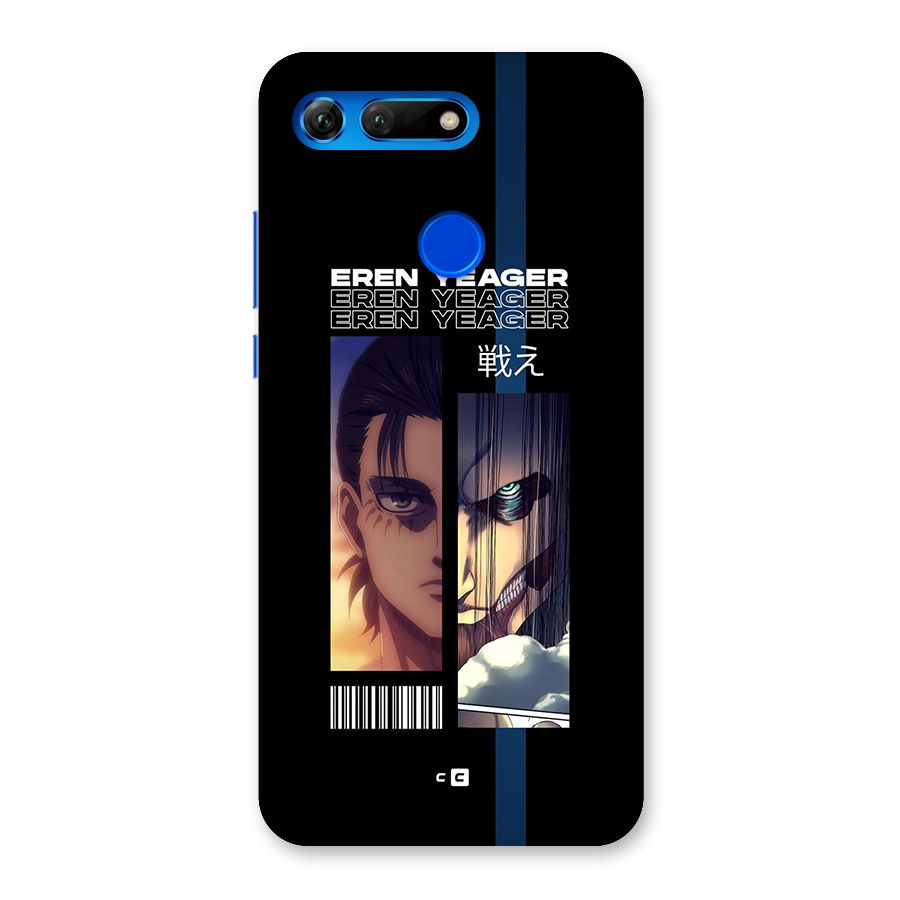 Eren Yeager Angry Back Case for Honor View 20
