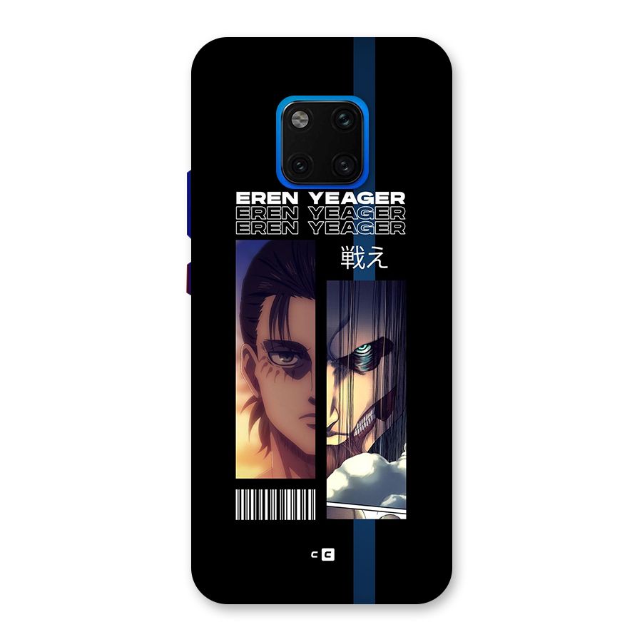 Eren Yeager Angry Back Case for Huawei Mate 20 Pro