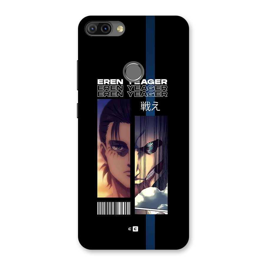Eren Yeager Angry Back Case for Infinix Hot 6 Pro