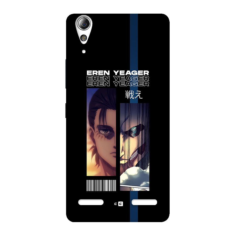 Eren Yeager Angry Back Case for Lenovo A6000