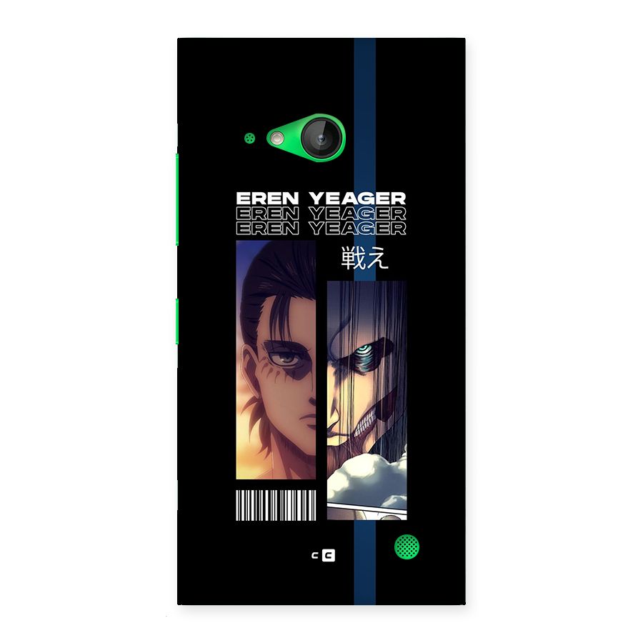 Eren Yeager Angry Back Case for Lumia 730