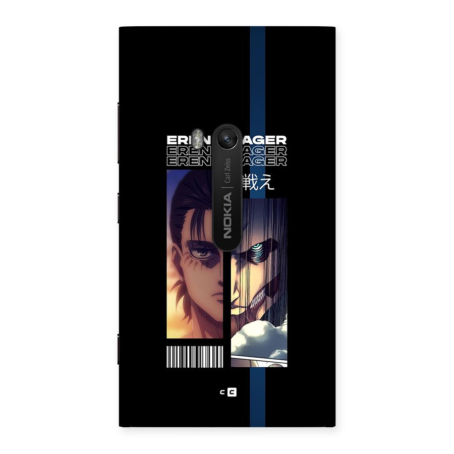 Eren Yeager Angry Back Case for Lumia 920