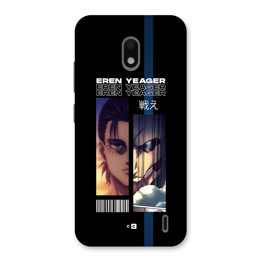 Eren Yeager Angry Back Case for Nokia 2.2