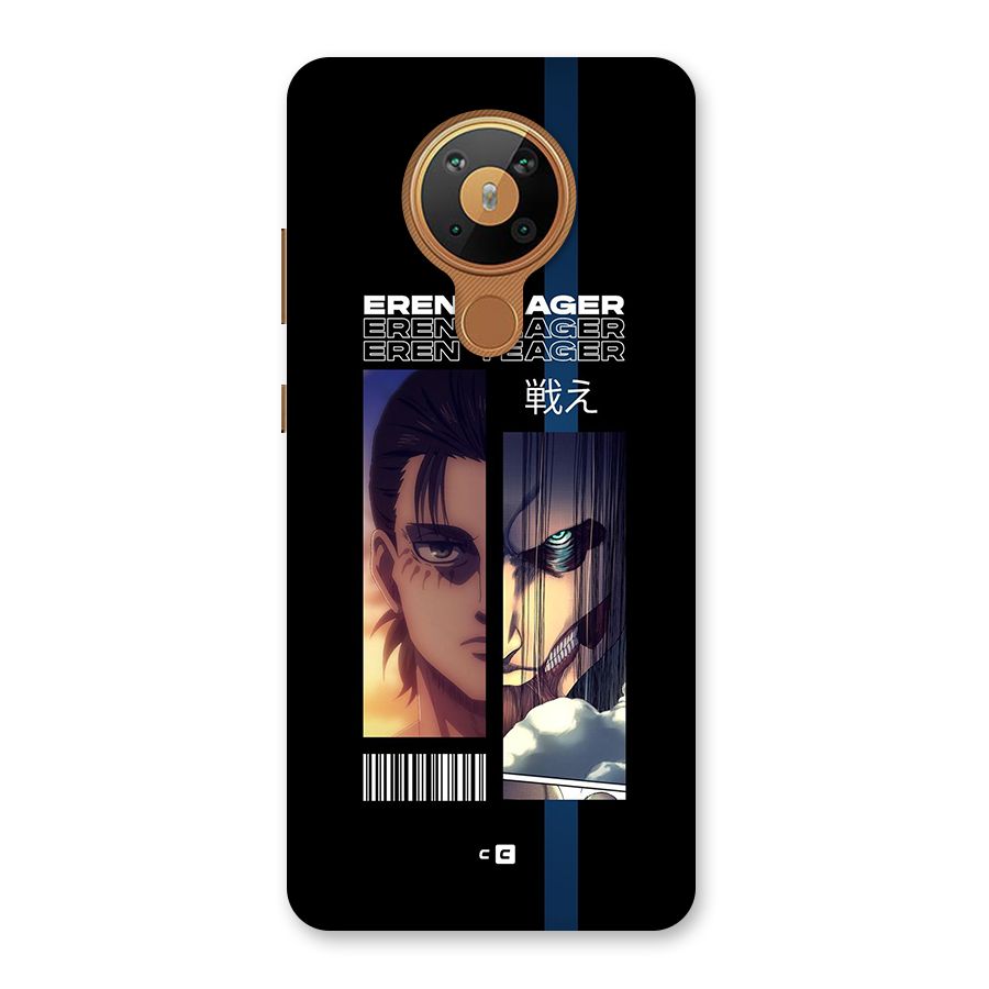 Eren Yeager Angry Back Case for Nokia 5.3