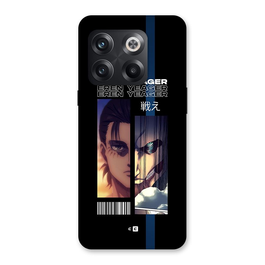 Eren Yeager Angry Back Case for OnePlus 10T