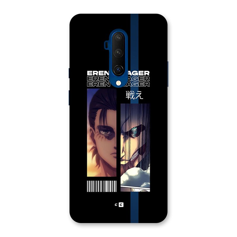 Eren Yeager Angry Back Case for OnePlus 7T Pro