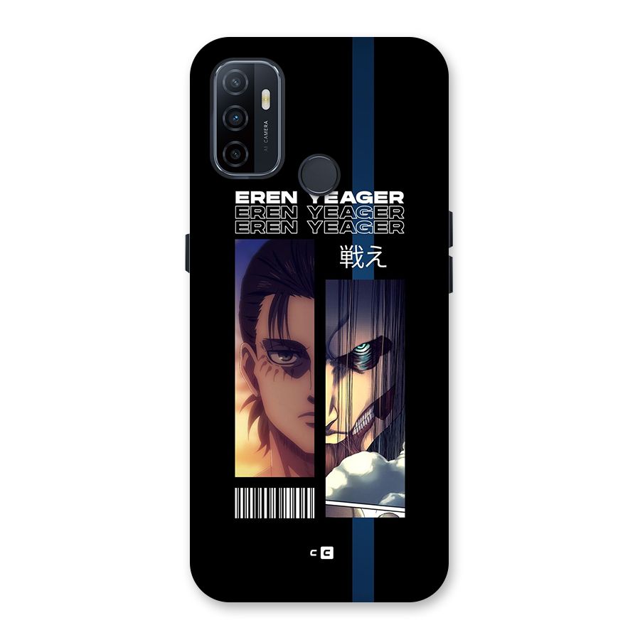 Eren Yeager Angry Back Case for Oppo A32