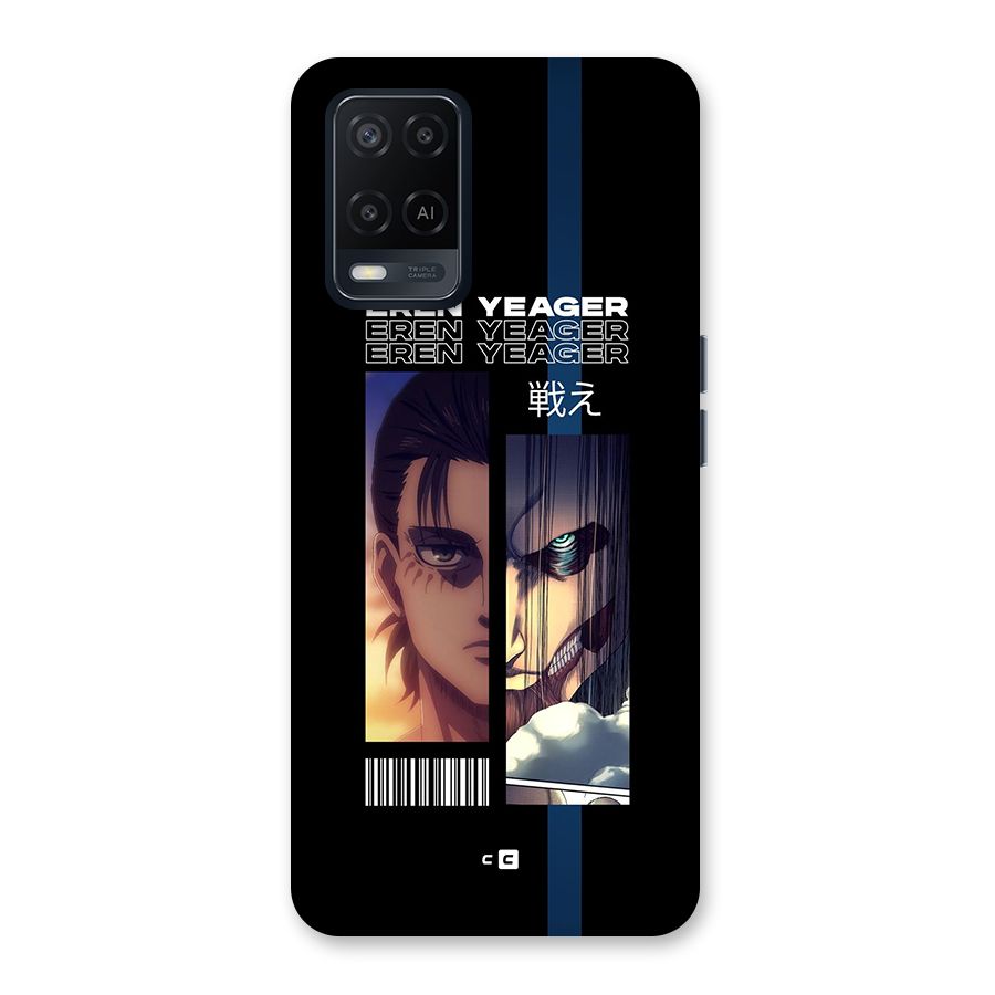 Eren Yeager Angry Back Case for Oppo A54