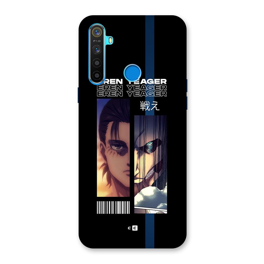 Eren Yeager Angry Back Case for Realme 5