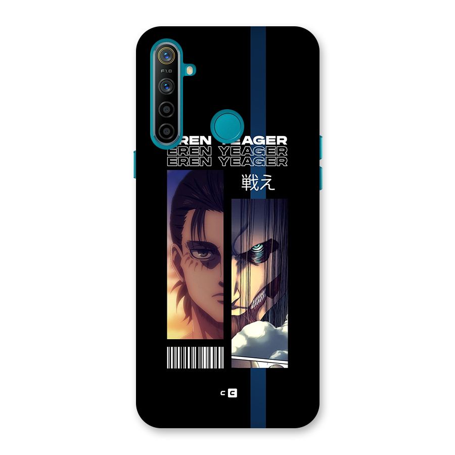 Eren Yeager Angry Back Case for Realme 5i