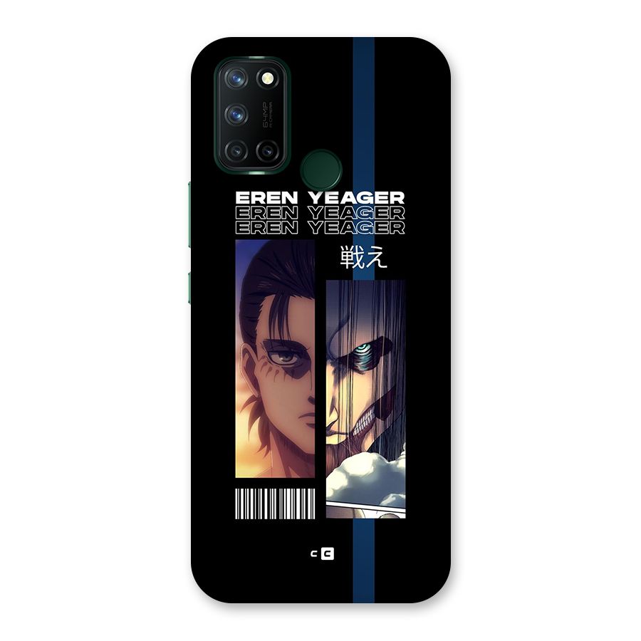 Eren Yeager Angry Back Case for Realme 7i