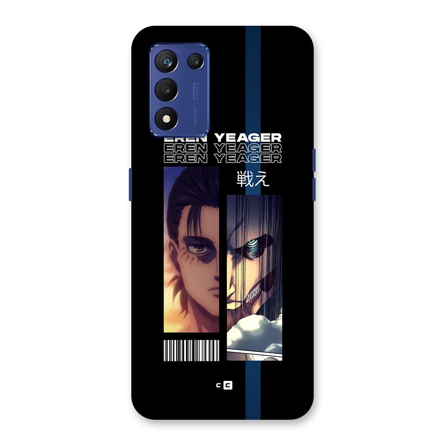 Eren Yeager Angry Back Case for Realme 9 5G Speed