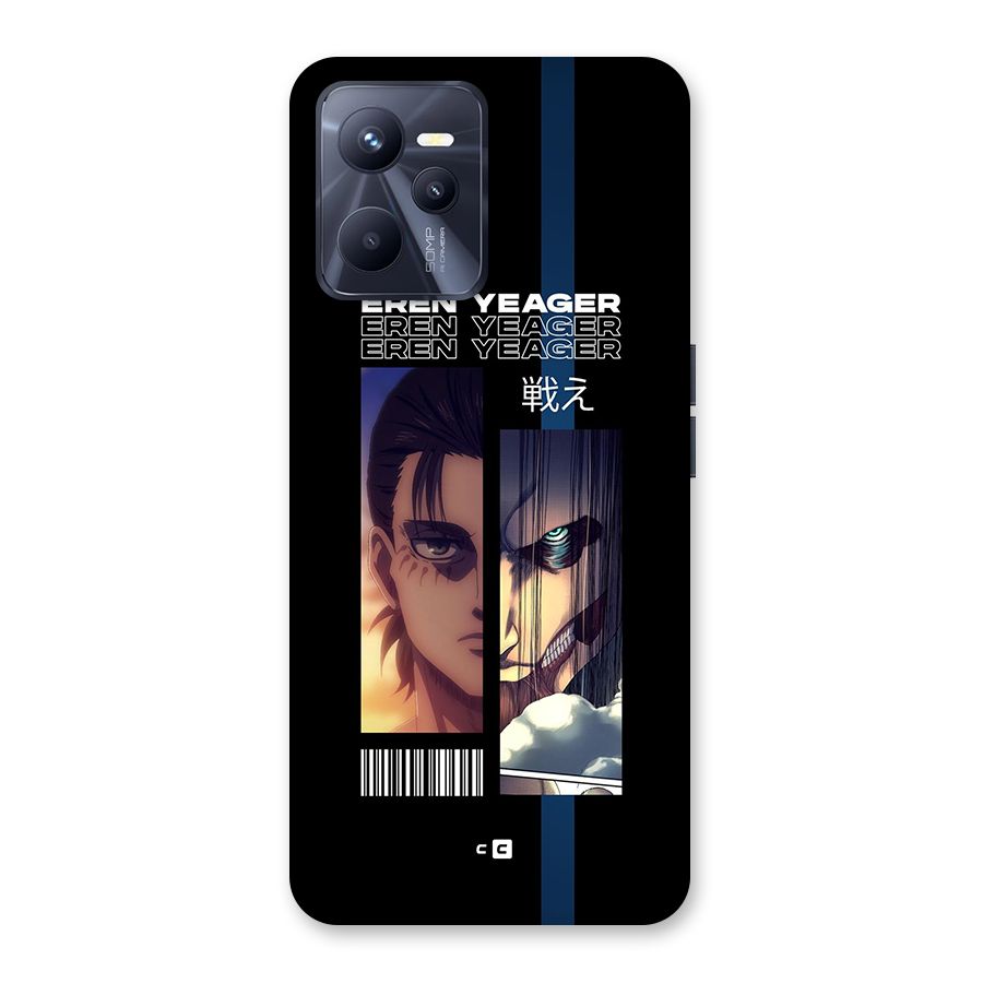 Eren Yeager Angry Back Case for Realme C35