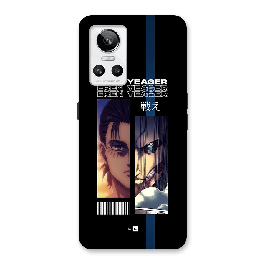 Eren Yeager Angry Back Case for Realme GT Neo 3