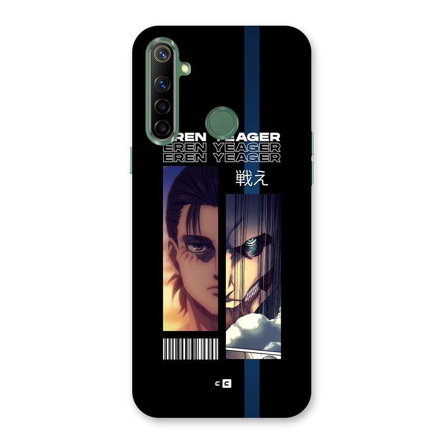 Eren Yeager Angry Back Case for Realme Narzo 10