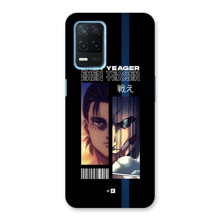 Eren Yeager Angry Back Case for Realme Narzo 30 5G