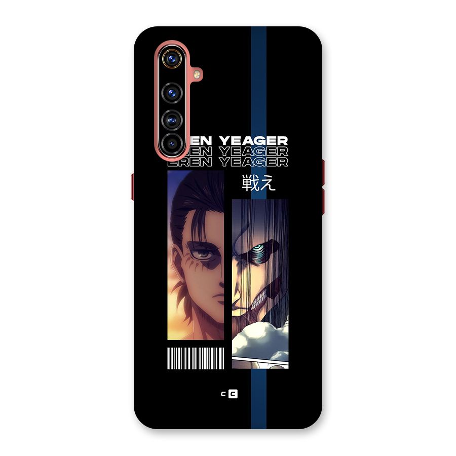 Eren Yeager Angry Back Case for Realme X50 Pro